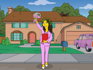 Ritratto Giallo Simpson Style