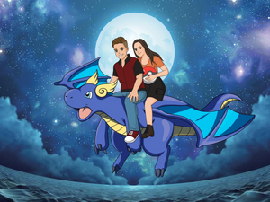 Ritratto Pokemon Style.