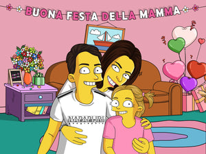 Ritratto Giallo Simpson Style