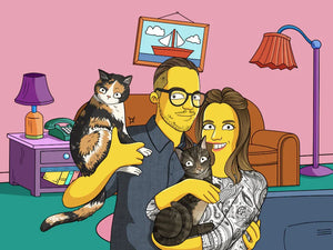 Ritratto Giallo Simpson Style