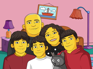 Ritratto Giallo Simpson Style