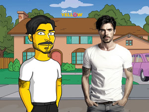 Ritratto Giallo Simpson Style