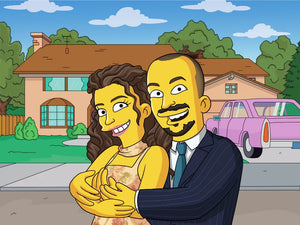 Ritratto Giallo Simpson Style