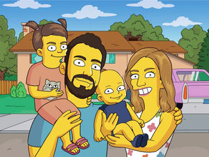 Ritratto Giallo Simpson Style