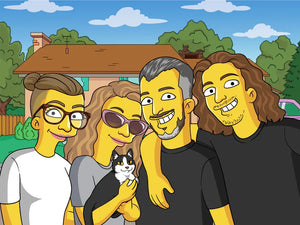 Ritratto Giallo Simpson Style