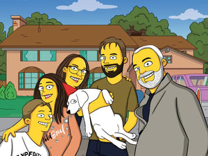 Ritratto Giallo Simpson Style