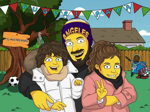 Ritratto Giallo Simpson Style