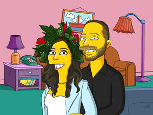 Ritratto Giallo Simpson Style