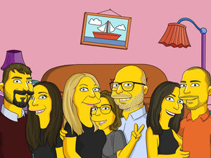 Ritratto Giallo Simpson Style