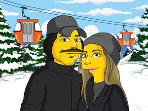 Ritratto Giallo Simpson Style