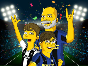 Ritratto Giallo Simpson Style