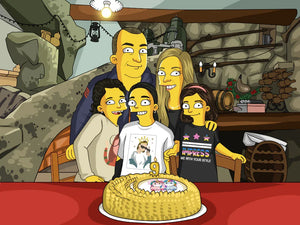 Ritratto Giallo Simpson Style