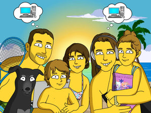 Ritratto Giallo Simpson Style