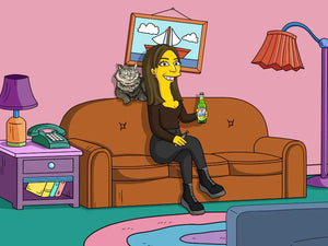 Ritratto Giallo Simpson Style