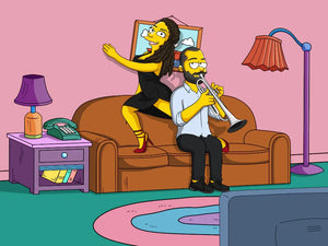 Ritratto Giallo Simpson Style