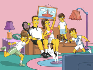 Ritratto Giallo Simpson Style