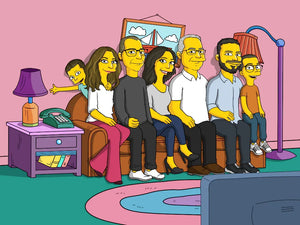 Ritratto Giallo Simpson Style