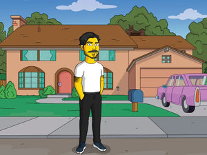 Ritratto Giallo Simpson Style