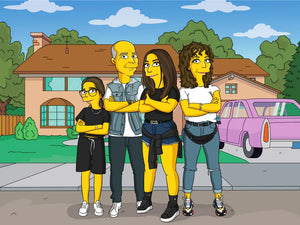 Ritratto Giallo Simpson Style