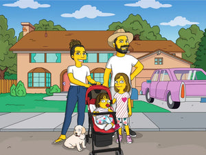 Ritratto Giallo Simpson Style