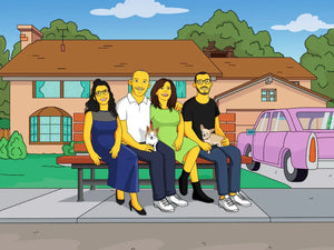 Ritratto Giallo Simpson Style