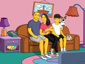 Ritratto Giallo Simpson Style