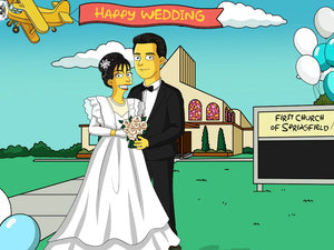 Ritratto Giallo Simpson Style