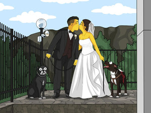 Ritratto Giallo Simpson Style