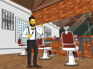 Ritratto Giallo Simpson Style