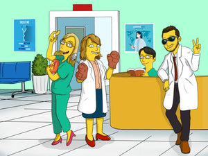 Ritratto Giallo Simpson Style