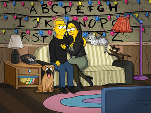 Ritratto Giallo Simpson Style