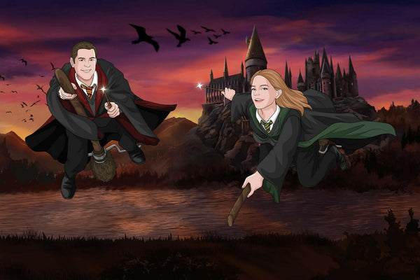 Ritratto Hogwarts School Style Ritratto Hogwarts School Style
