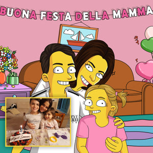 Ritratto Giallo Simpson Style