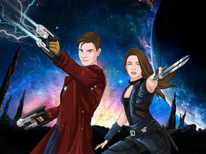 Ritratto Super Eroi Style