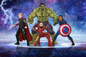 Ritratto Super Eroi Style