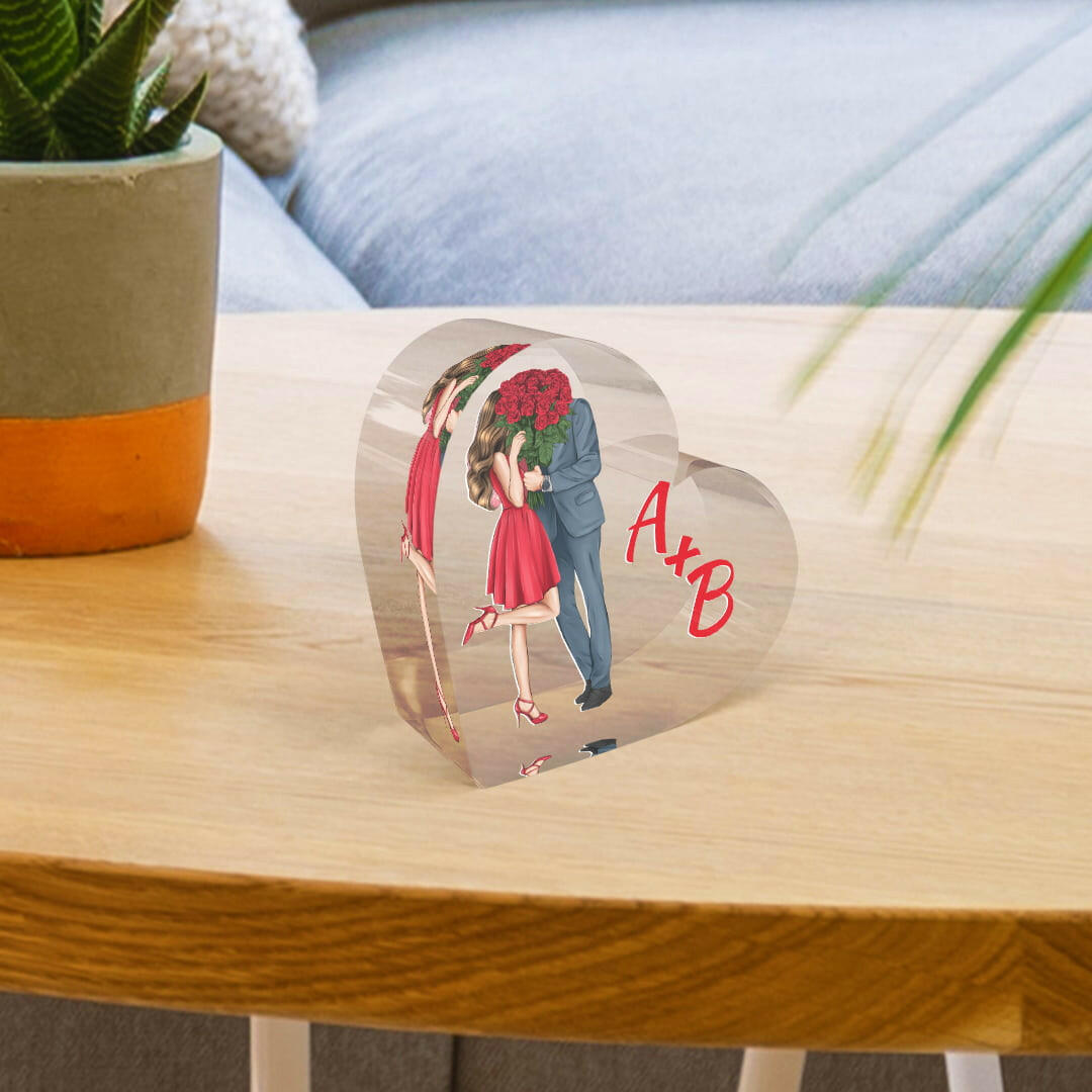 Stampa su Cuore in Plexiglas