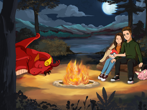 Ritratto Pokemon Style.