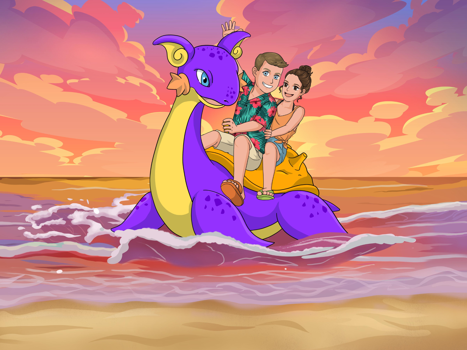 Ritratto Pokemon Style.