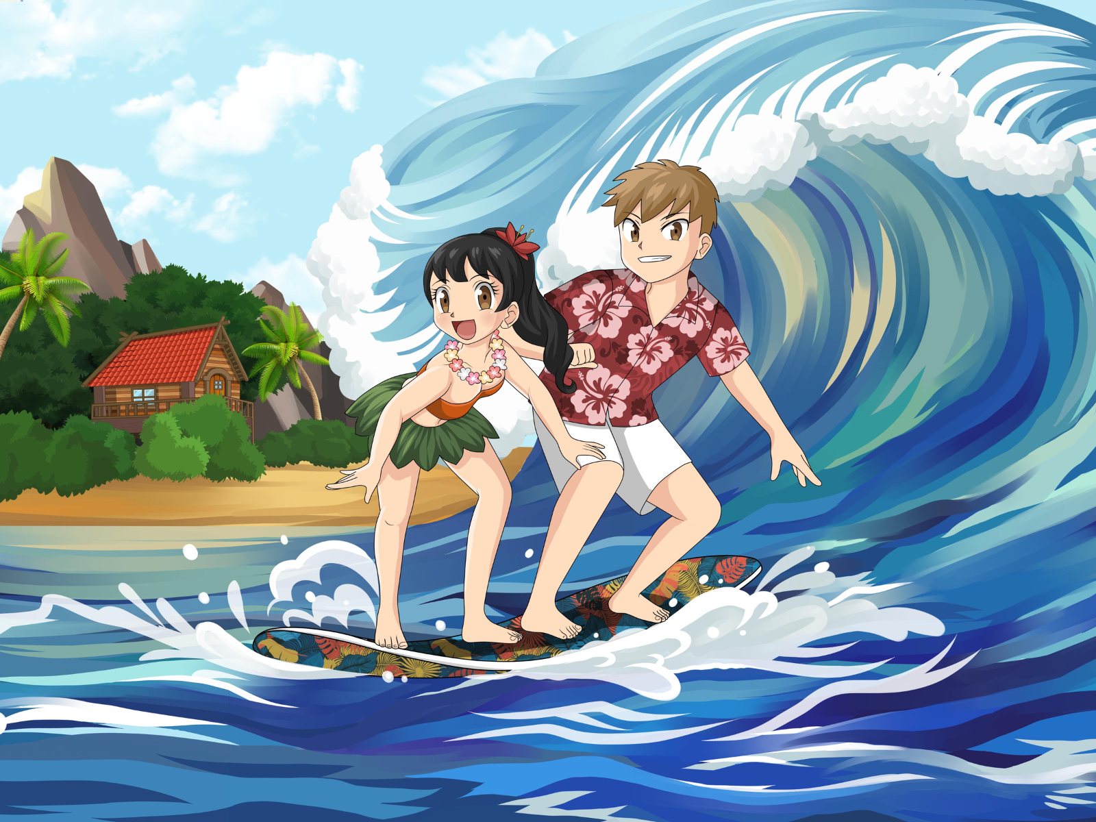 Ritratto Pokemon Style.