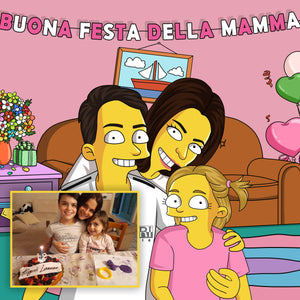 Ritratto Giallo Simpson Style.